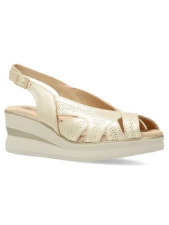 Clearance PITILLOS Sandalia piel micropuntos confort mujer