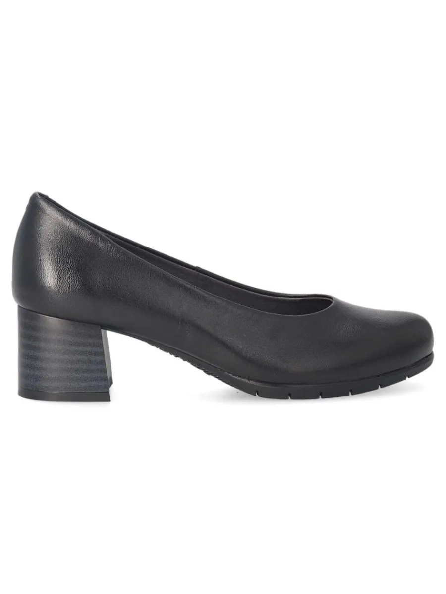 Fashion PITILLOS Zapato salón piel tacón medio