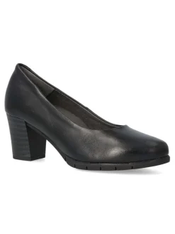 Outlet PITILLOS Zapato salón piel mujer PIT 100 NEGRO