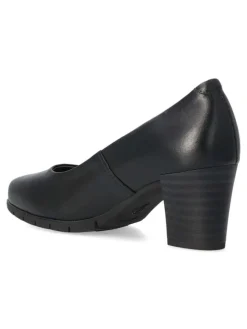Outlet PITILLOS Zapato salón piel mujer PIT 100 NEGRO