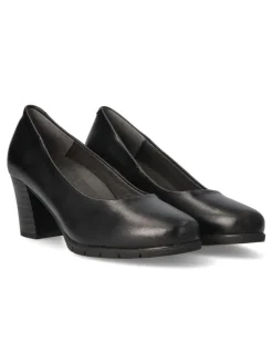 Outlet PITILLOS Zapato salón piel mujer PIT 100 NEGRO