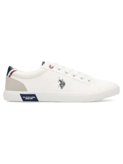 Best POLO Zapatilla casual blanca clásica hombre