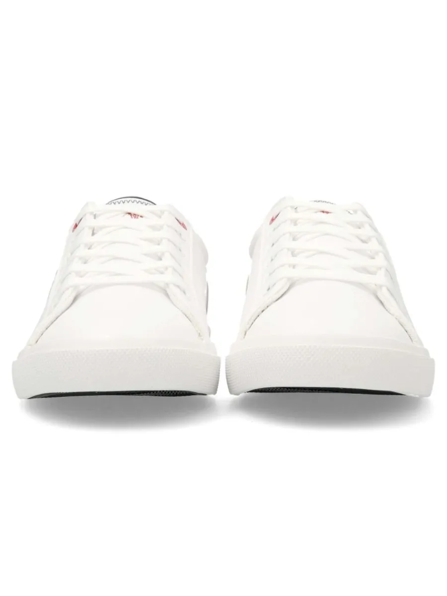 Best POLO Zapatilla casual blanca clásica hombre