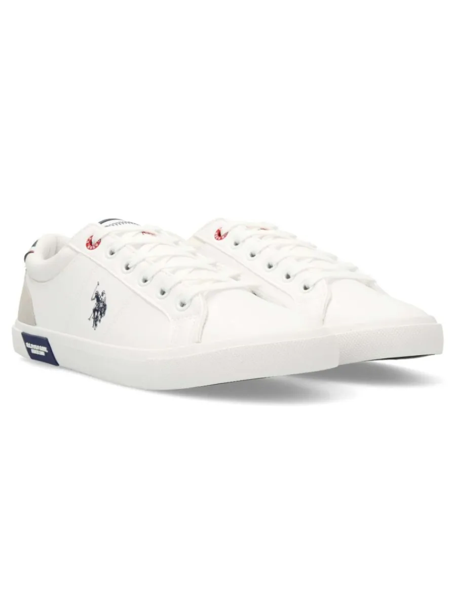 Best POLO Zapatilla casual blanca clásica hombre