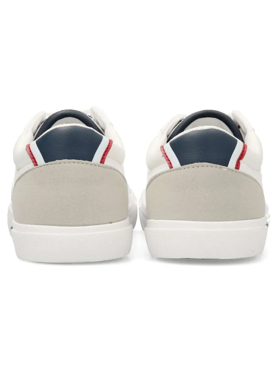 Best POLO Zapatilla casual blanca clásica hombre