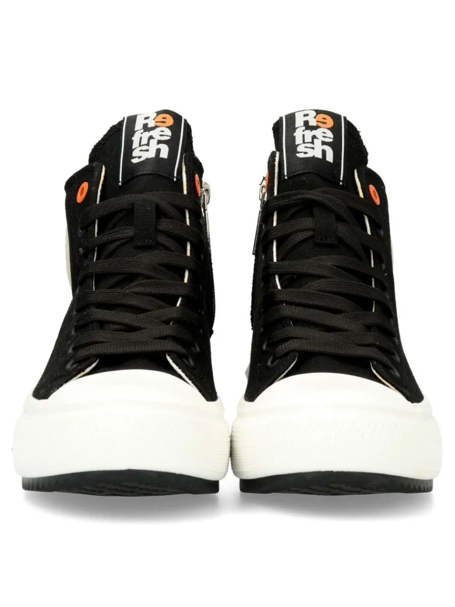 Fashion REFRESH Botines casuales lona suela volumen