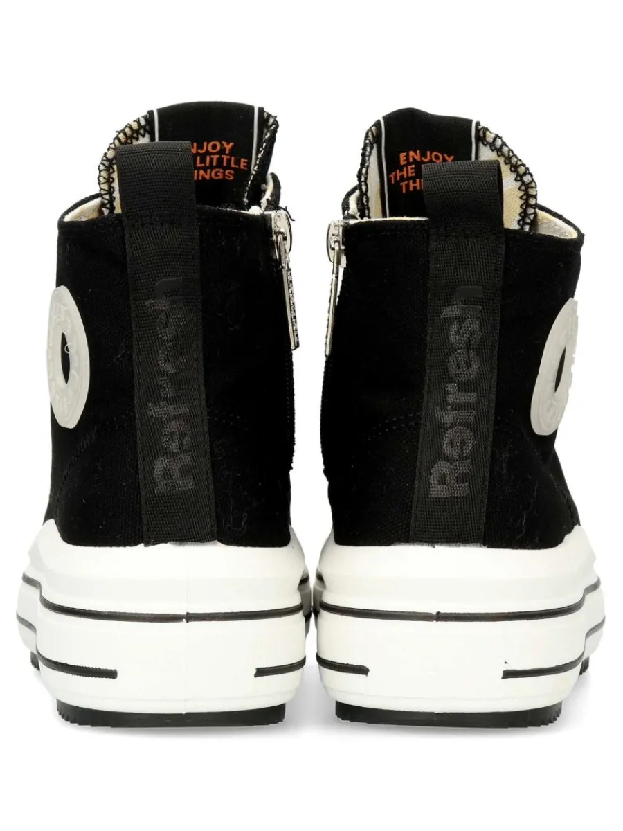 Fashion REFRESH Botines casuales lona suela volumen