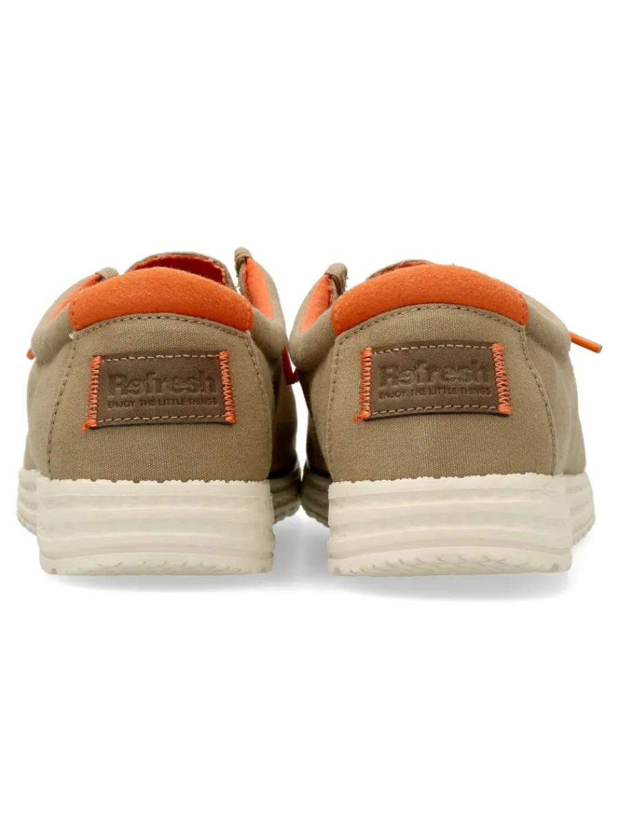 Discount REFRESH Zapatilla wallabee lona hombre