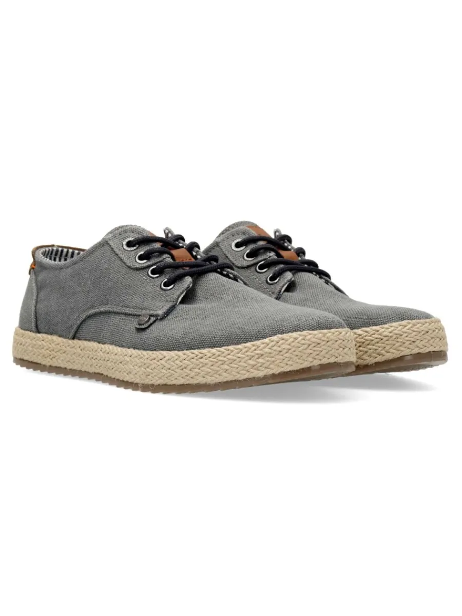 Hot REFRESH Zapato lona cuerda trenzada hombre