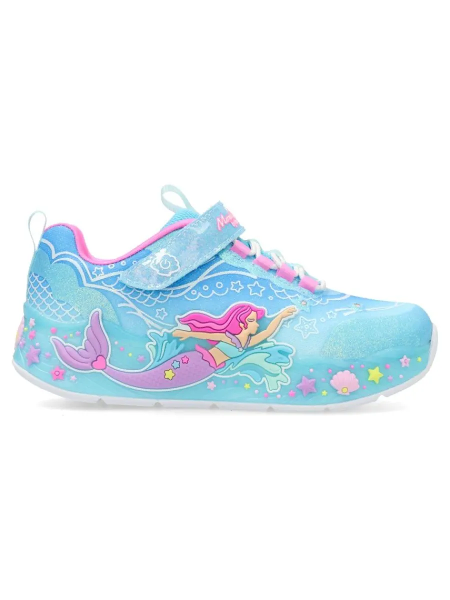 Clearance SKECHERS Deportivo luces Sirenita Mermaid Dreams