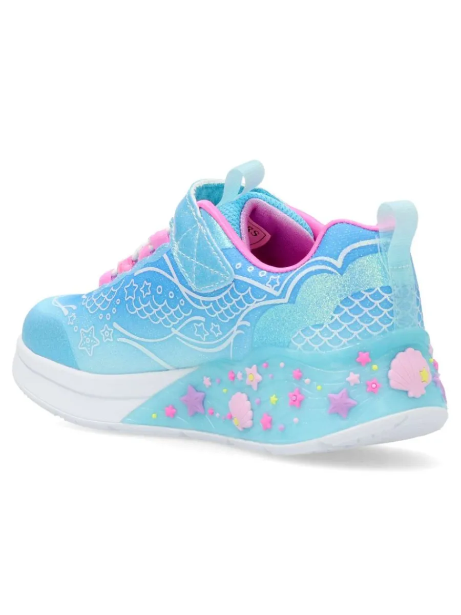 Clearance SKECHERS Deportivo luces Sirenita Mermaid Dreams
