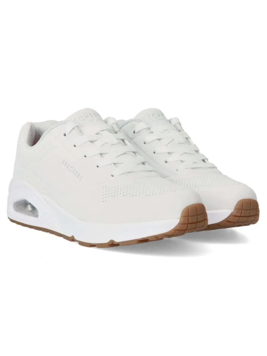 Clearance SKECHERS Sneakers Uno Stand On Air SKE 403674L BLANCO
