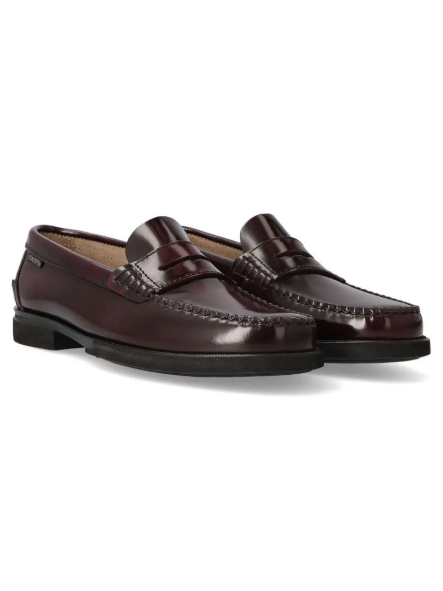 Sale SNIPE Zapato castellano piel hombre SNI 11023 BURDEOS