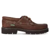 Clearance SNIPE Zapato náutico piel hombre SNI 21291 MARRON