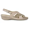 Outlet SUAVE Sandalia piel confort hebilla señora