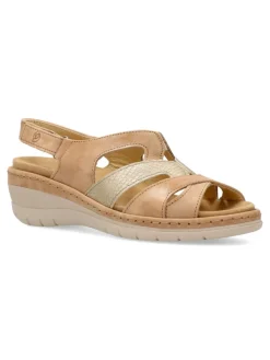 Sale SUAVE Sandalia piel confort cuña baja