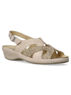 Outlet SUAVE Sandalia piel confort hebilla señora