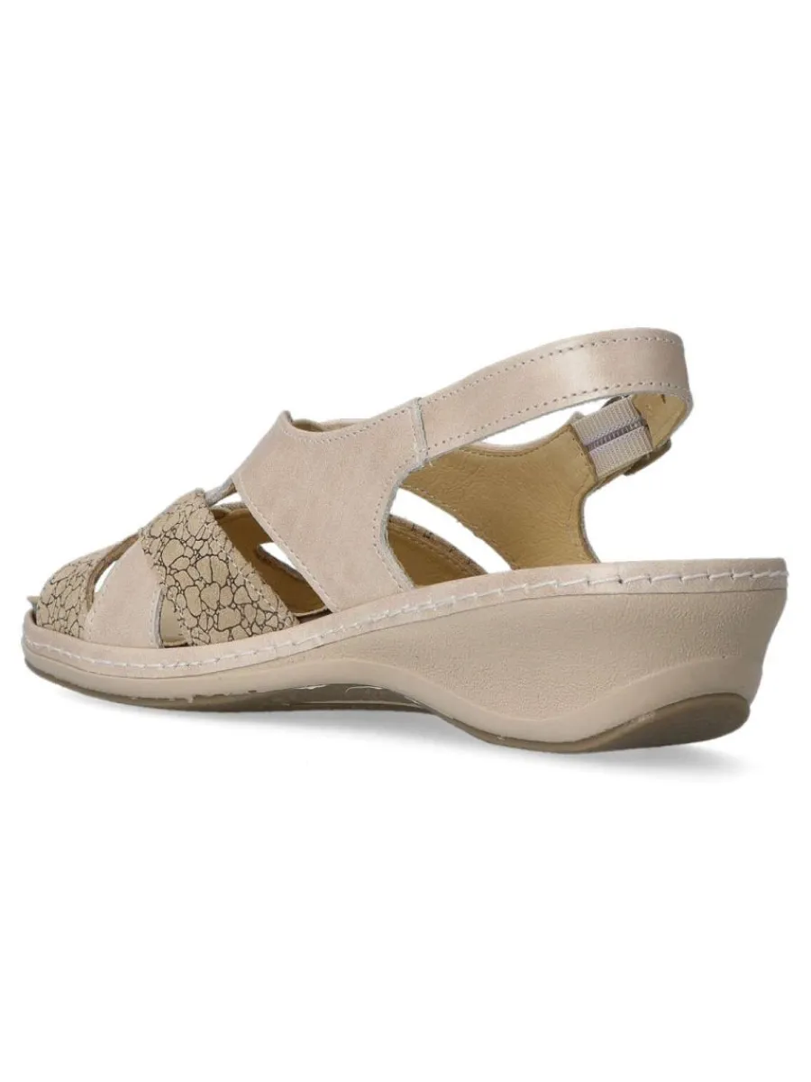 Outlet SUAVE Sandalia piel confort hebilla señora