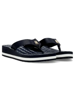 Discount TOMMY HILFIGER Chancla IM TH Chainprint Midwedge Sandal
