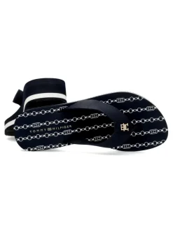 Discount TOMMY HILFIGER Chancla IM TH Chainprint Midwedge Sandal