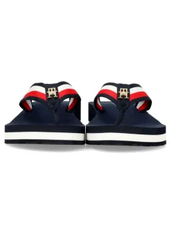 Outlet TOMMY HILFIGER Chancla TH Corp Mid Wedge Beach Sandal