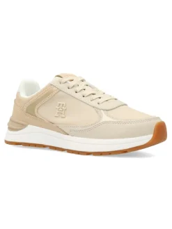 Sale TOMMY HILFIGER Sneakers casual Fashion Runner LTHR MIX