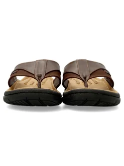 Outlet UAUH! Sandalia esclava marrón confort