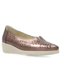 Outlet VANESSA CALZADOS VANESSA Mocasín piel confort cuña mujer