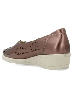 Outlet VANESSA CALZADOS VANESSA Mocasín piel confort cuña mujer