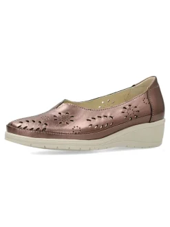 Outlet VANESSA CALZADOS VANESSA Mocasín piel confort cuña mujer