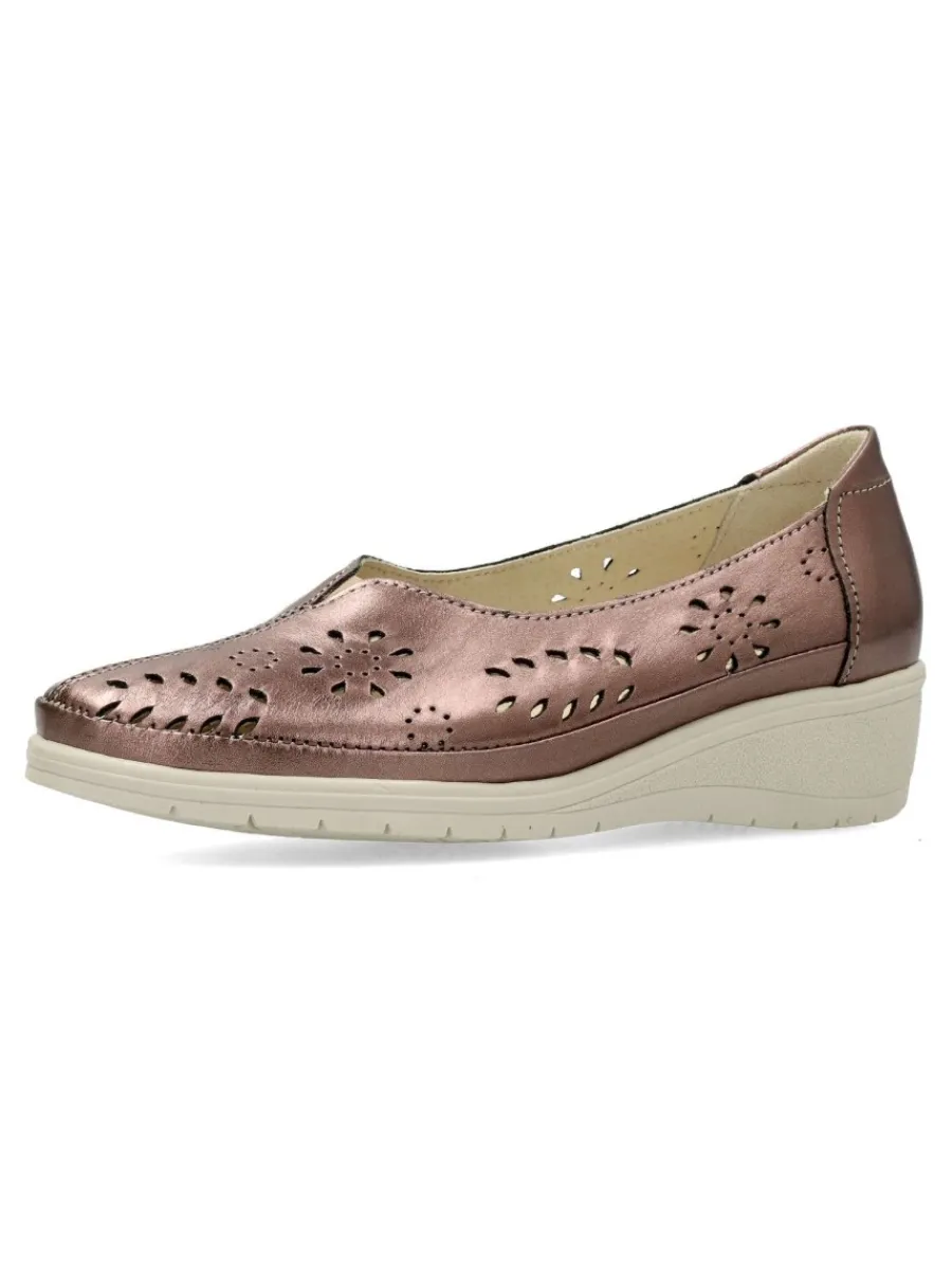 Outlet VANESSA CALZADOS VANESSA Mocasín piel confort cuña mujer