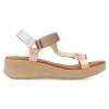 Best VANESSA CALZADOS VANESSA Sandalia casual piel multi metalizada