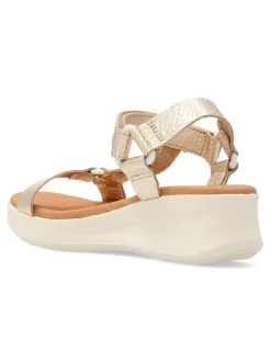 Discount PEKE'S by Vanessa VANESSA Sandalia casual piel metalizada