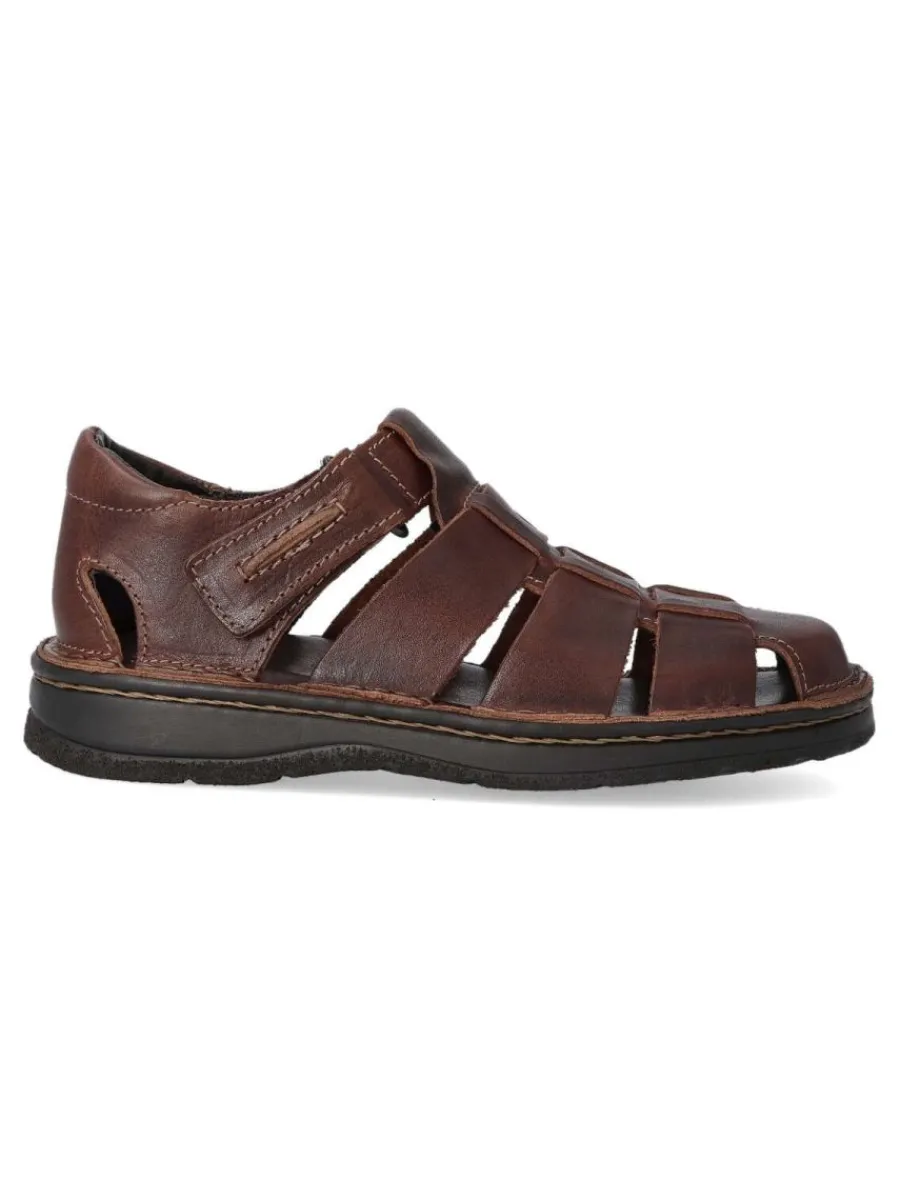 Best VANESSA CALZADOS VANESSA Sandalia cerrada cómoda hombre SAK 2828 MARRON