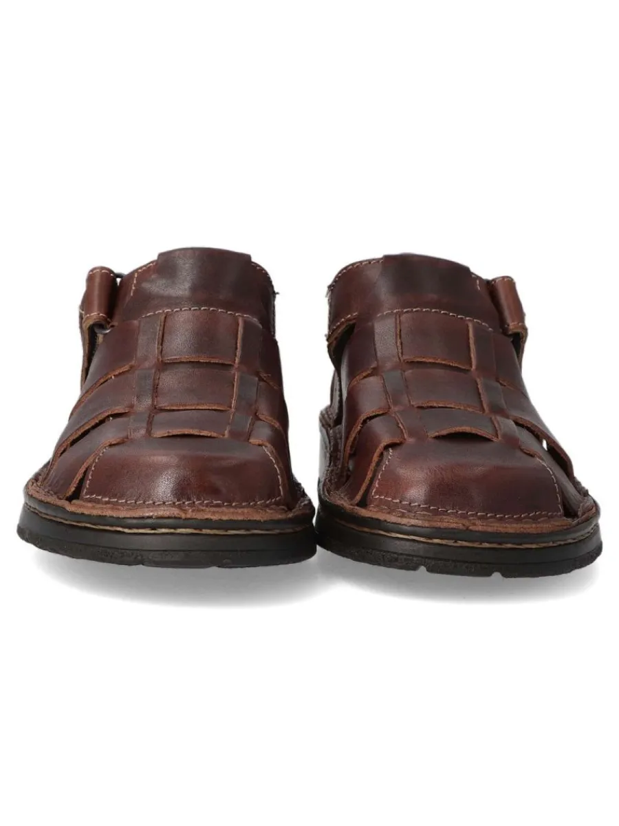 Best VANESSA CALZADOS VANESSA Sandalia cerrada cómoda hombre SAK 2828 MARRON