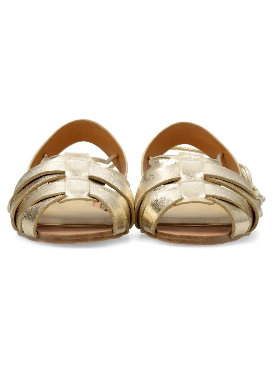 Online VANESSA CALZADOS VANESSA Sandalia estilo romano metalizada