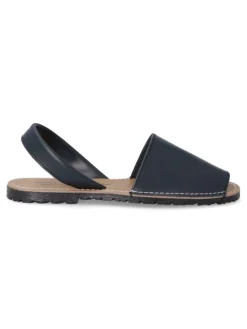 Sale VANESSA CALZADOS VANESSA Sandalia menorquina de piel IBI 550 MARINO