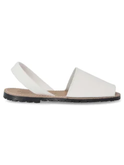 Clearance VANESSA CALZADOS VANESSA Sandalia menorquina de piel IBI 550 BLANCO