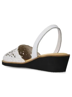 Sale VANESSA CALZADOS VANESSA Sandalia menorquina piel troquelada