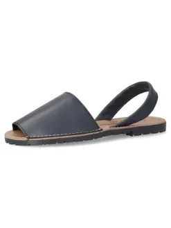 Sale VANESSA CALZADOS VANESSA Sandalia menorquina de piel IBI 550 MARINO