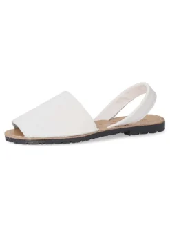 Clearance VANESSA CALZADOS VANESSA Sandalia menorquina de piel IBI 550 BLANCO