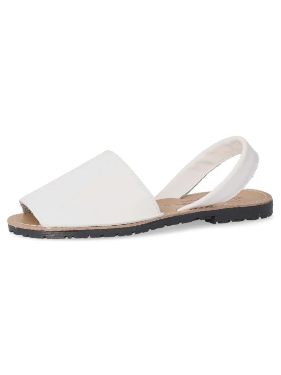 Clearance VANESSA CALZADOS VANESSA Sandalia menorquina de piel IBI 550 BLANCO