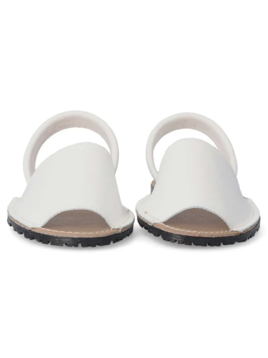 Clearance VANESSA CALZADOS VANESSA Sandalia menorquina de piel IBI 550 BLANCO