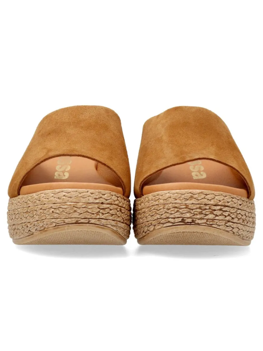 Clearance VANESSA CALZADOS VANESSA Sandalia pala piel serraje confort
