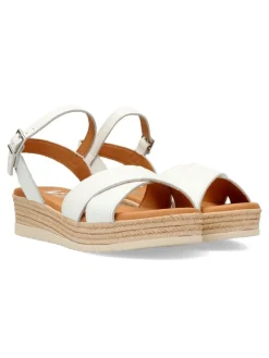 Sale PEKE'S by Vanessa VANESSA Sandalia piel blanca confort niña