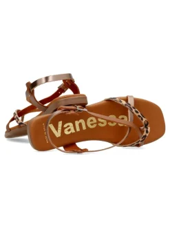 Best VANESSA CALZADOS VANESSA Sandalia plana tiras print leopardo