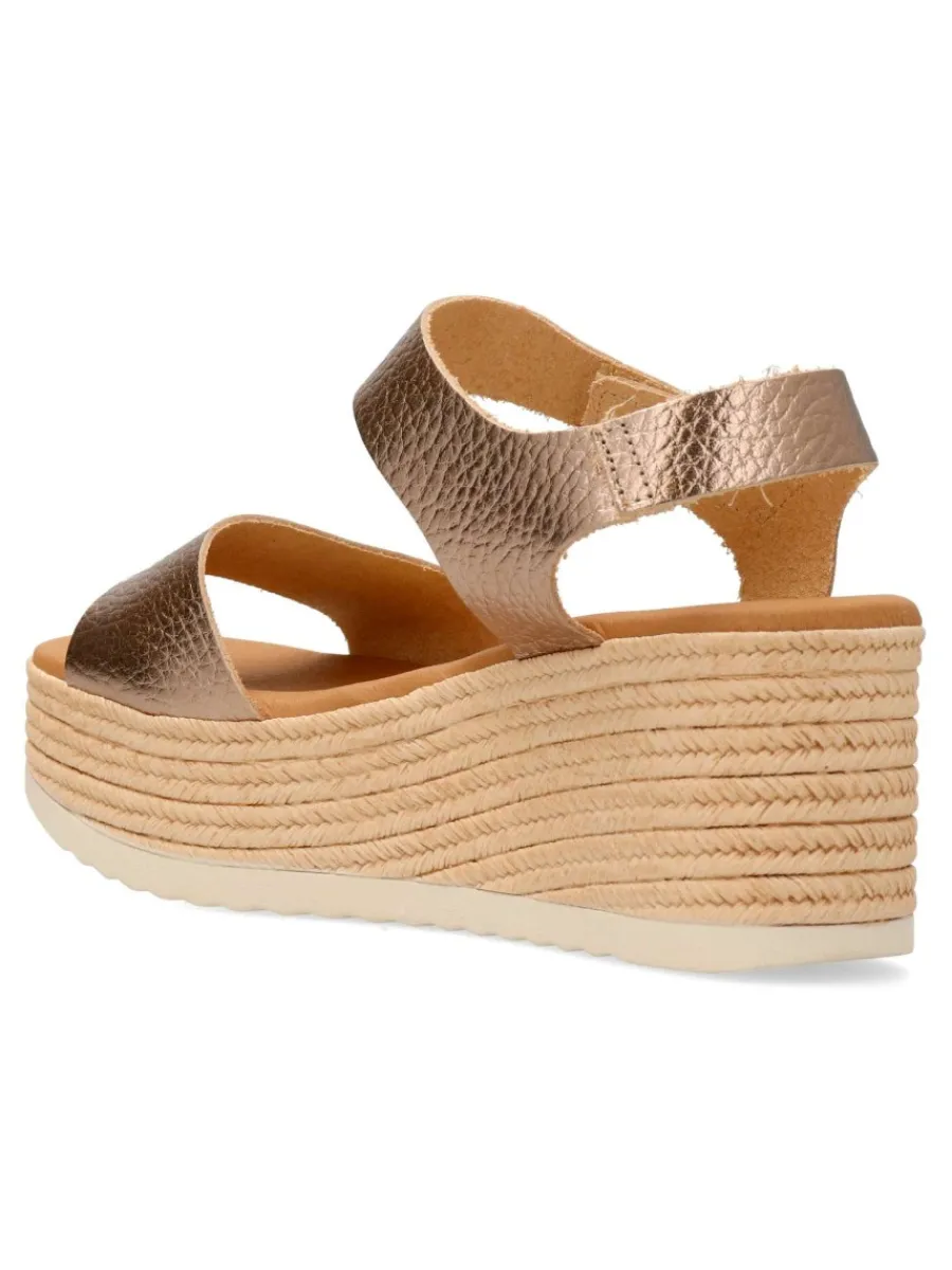 Clearance VANESSA CALZADOS VANESSA Sandalia plataforma efecto yute mujer
