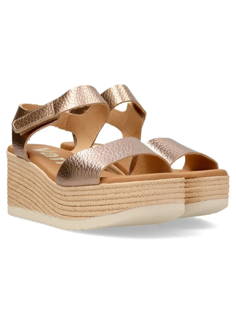 Clearance VANESSA CALZADOS VANESSA Sandalia plataforma efecto yute mujer