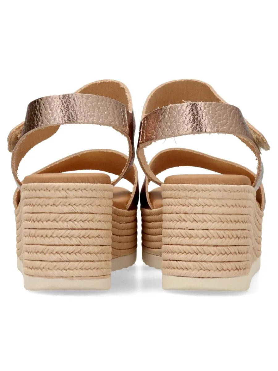 Clearance VANESSA CALZADOS VANESSA Sandalia plataforma efecto yute mujer