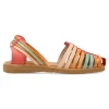 Hot VANESSA CALZADOS VANESSA Sandalia vaquetilla piel confort multicolor